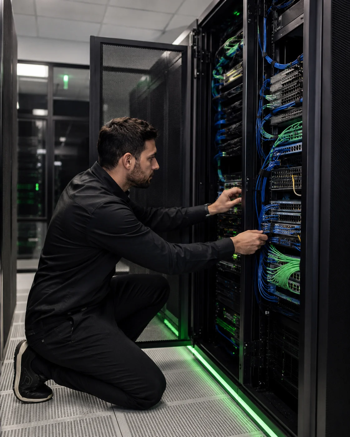Implementación de redes, servidores e infraestructura tecnológica empresarial
