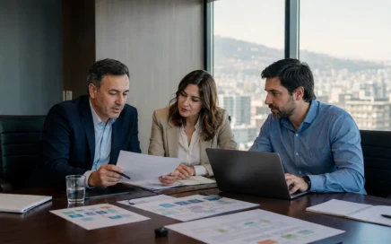 Equipo revisando una política de seguridad de la información y sus evidencias de aplicación