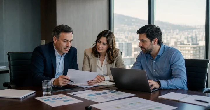 Equipo revisando una política de seguridad de la información y sus evidencias de aplicación