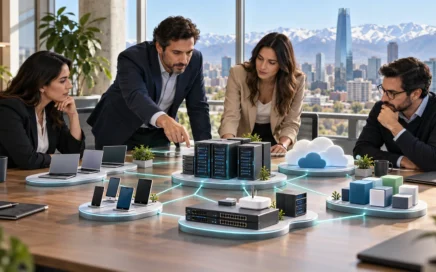 Equipo revisa un inventario de activos tecnológicos para asignar responsables