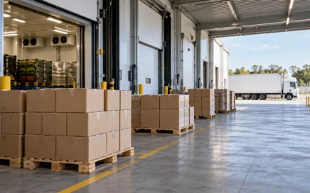 Centro de distribución alimentaria ficticio; imagen referencial, no corresponde a Jampac ni al incidente