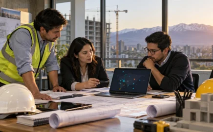 Equipo de construcción revisa riesgos de continuidad y ciberseguridad
