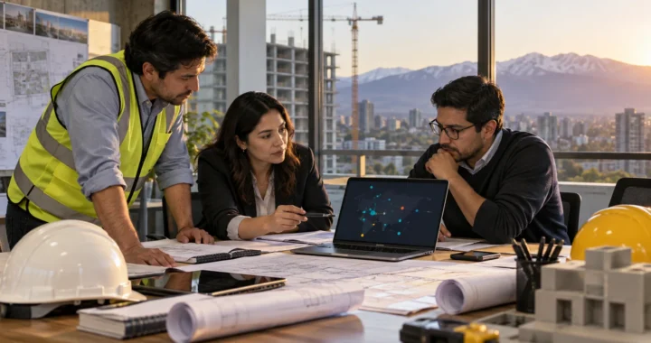 Equipo de construcción revisa riesgos de continuidad y ciberseguridad
